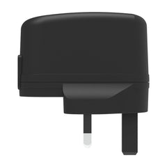 Single Port 2.4A Mains Charger, UK  w/ 1m Micro-USB Cable