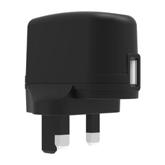 Single Port 2.4A Mains Charger, UK  w/ 1m Micro-USB Cable