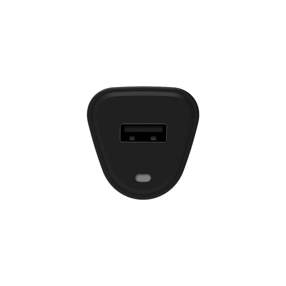 PowerJolt Universal USB-A 12W Car Charger with USB-A to Lightning Cable