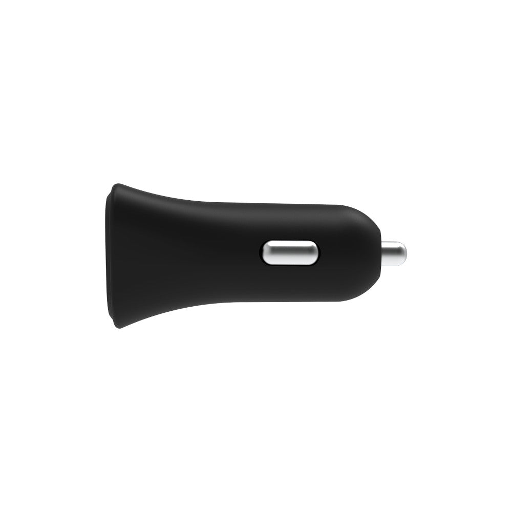 PowerJolt Universal USB-A 12W Car Charger with USB-A to Lightning Cable